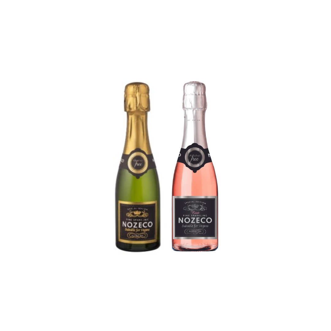 CASE OF SIX: Nozeco & Rose Nozeco Alcohol-Free Mini Bottles
